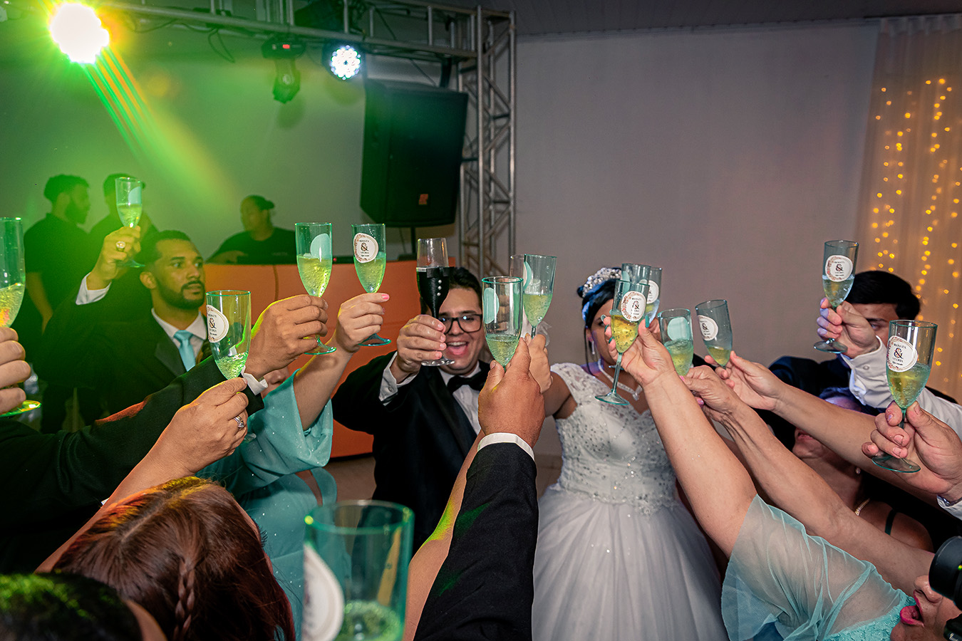 Fotografia dos noivos
